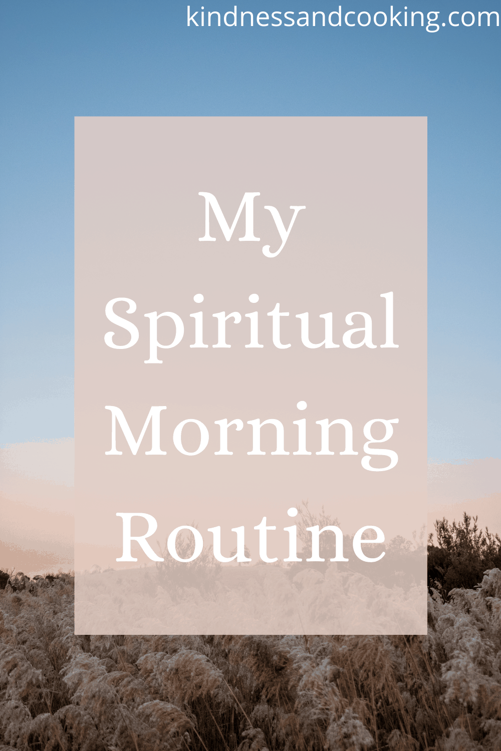 spiritual morning